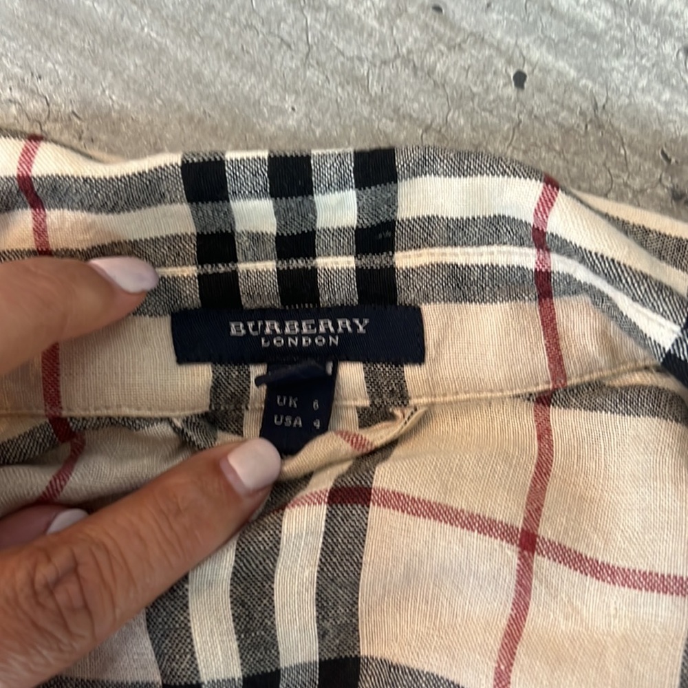 Burberry sleeveless shirt dress - Picture 5 of 5